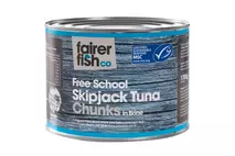 Fairer Fish Co Free School MSC Approved Skipjack Tuna Chunks in Brine