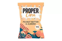 PROPERCORN Peanut Butter & Almond Popcorn 25g PROPERCORN Peanut Butter & Almond Popcorn 25g