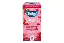 Tetley Raspberry & Pomegranate String Tag Tea Bag