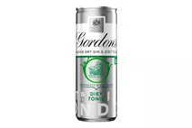 Gordon's London Dry Gin with Diet Tonic 250ml Ready to Drink Premix Can Gordon's London Dry Gin with Diet Tonic 250ml Ready to Drink Premix Can