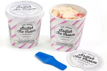 The Great British Ice Cream Co West Country Clotted Cream Dairy Ice Cream & Scottish Raspberry Swirl The Great British Ice Cream Co West Country Clotted Cream Dairy Ice Cream & Scottish Raspberry Swirl