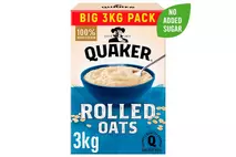 Quaker Rolled Porridge Oats 3kg