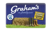 Graham's The Family Dairy Slightly Salted Scottish Butter 250g (Scotland Only) Graham's The Family Dairy Slightly Salted Scottish Butter 250g (Scotland Only)