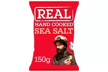Real Handcooked Sea Salt Potato Crisps 150g Real Handcooked Sea Salt Potato Crisps 150g