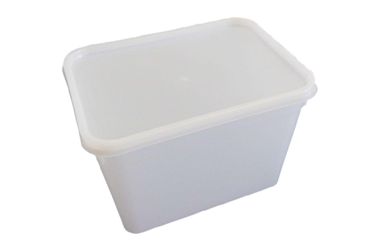 4ltr Semi Translucent Container & Lid 1 x 60