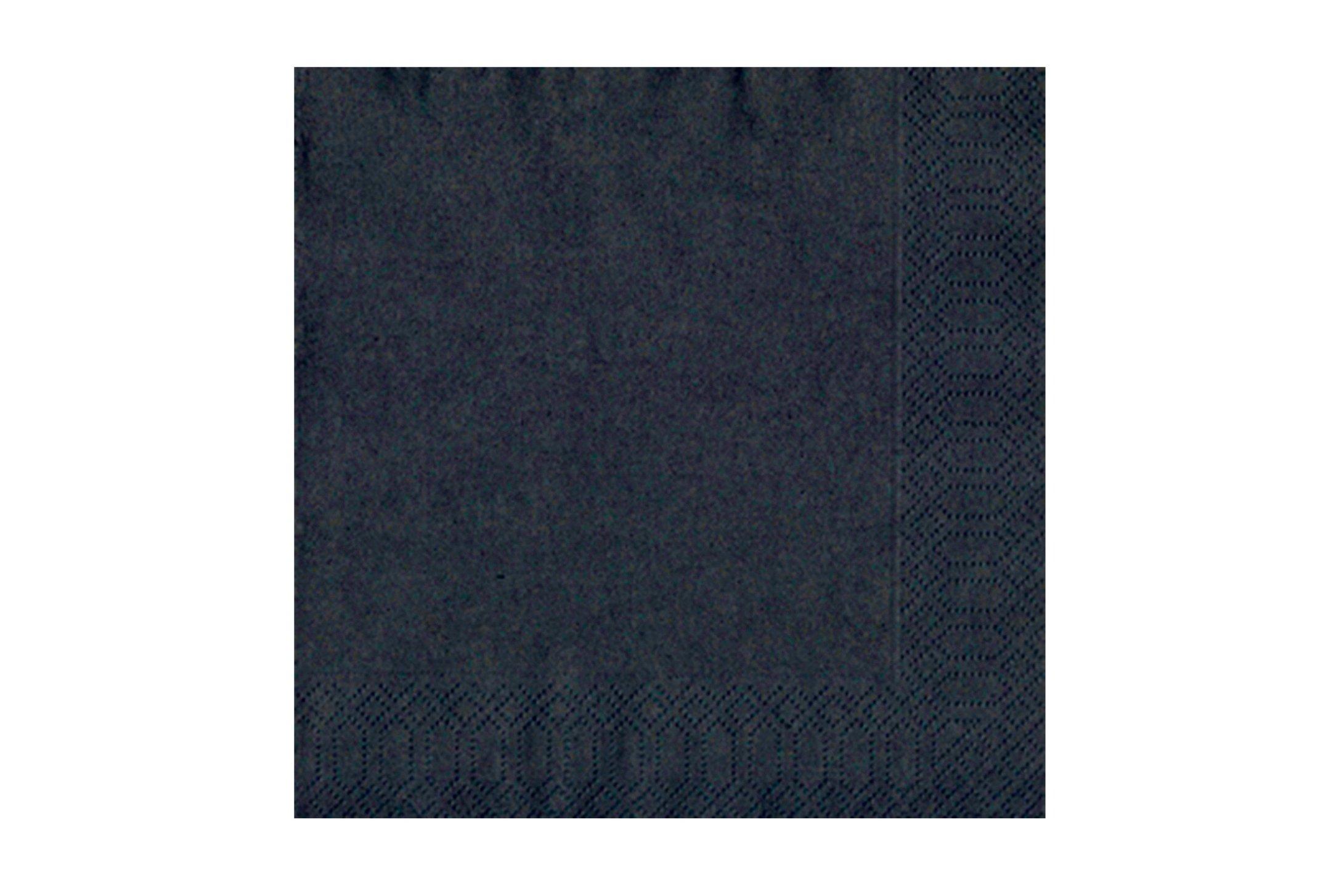 Napkins 2-ply 40x40cm Black     1 x 1250