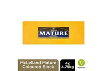 McLelland Mature Coloured Cheddar 4.75kg (Scotland Only) McLelland Mature Coloured Cheddar 4.75kg (Scotland Only)