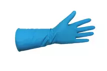 Shield Blue Rubber Gloves Medium