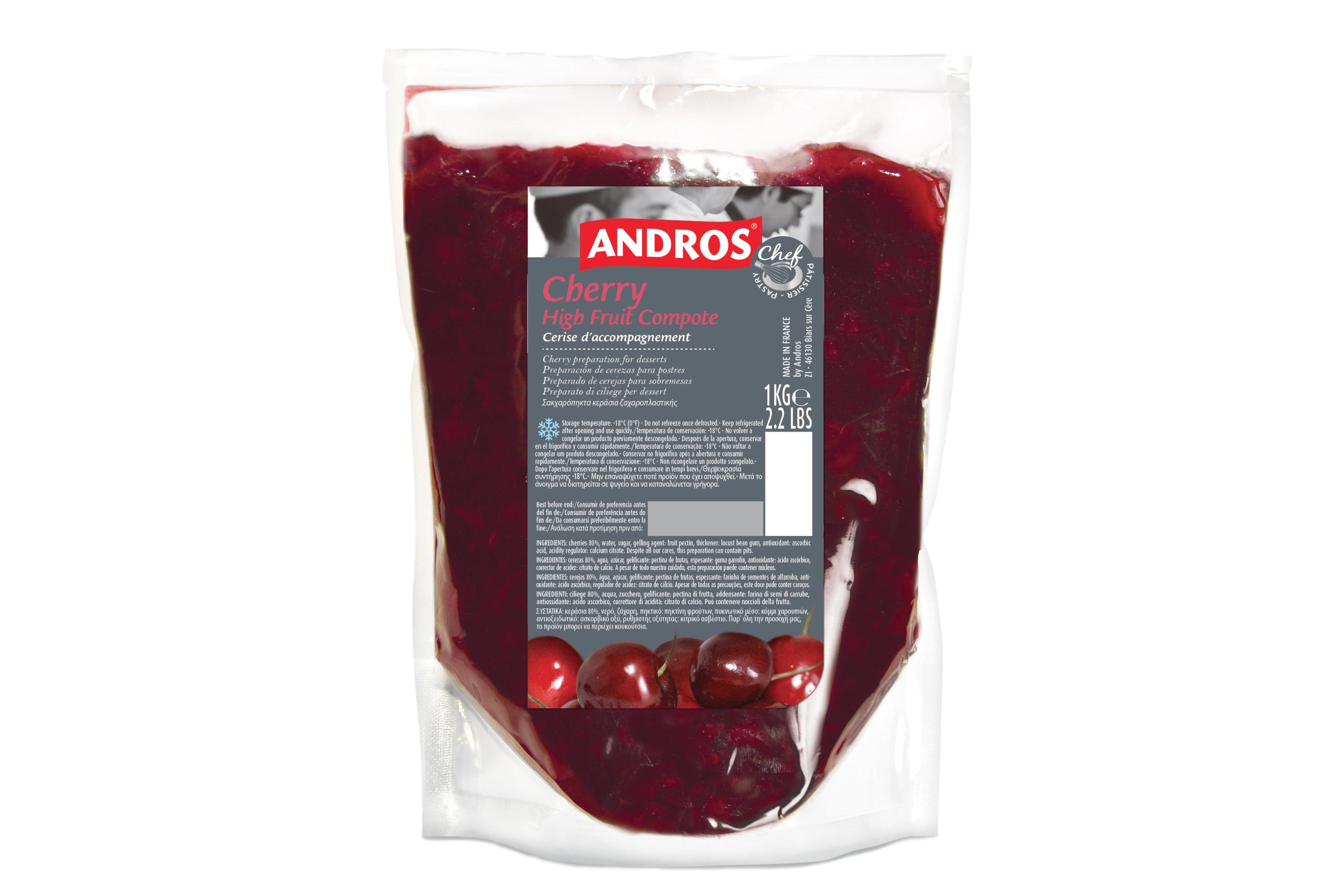 Andros Morello Cherry High Fruit Compote