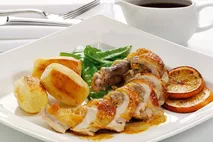 Guinea Fowl Supreme with Orange Stuffing Guinea Fowl Supreme with Orange Stuffing