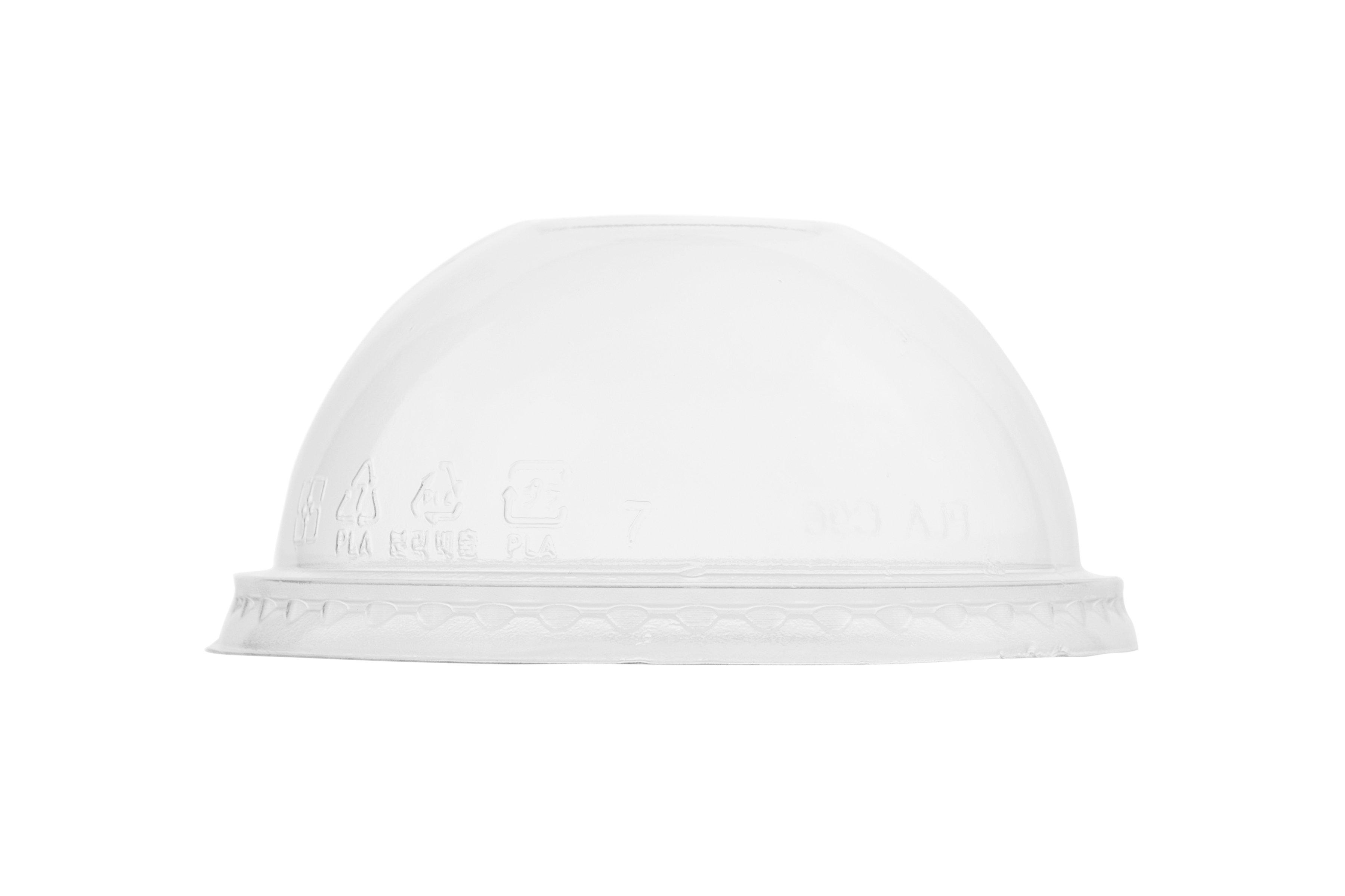 Vegware PLA Dome Clear Lid 96mm, no hole 1 x 1000