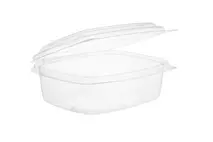 Vegware PLA Hinged Clear Lid  Container 12oz