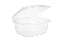 Vegware PLA Hinged Clear Lid Container 16oz Vegware PLA Hinged Clear Lid Container 16oz