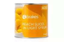 Brakes Peach Slices in Light Syrup