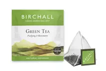 Birchall Green Tea Enveloped Mesh Pyramid Tea Bags