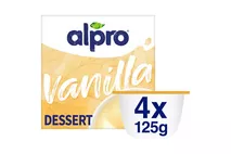 Alpro Heavenly Velvet Vanilla Flavour Soya Dessert U.H.T. 125g Alpro Heavenly Velvet Vanilla Flavour Soya Dessert U.H.T. 125g