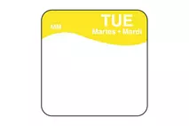 MoveMark Label Tuesday 25x25mm