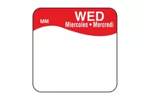 MoveMark Label Wednesday 25x25mm
