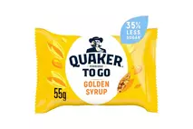 Quaker Porridge To Go Golden Syrup Breakfast Bar 55g