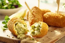 Whitby Seafoods Smoked MSC Haddock, Mature Cheddar & Chive Croquetas 450g Whitby Seafoods Smoked MSC Haddock, Mature Cheddar & Chive Croquetas 450g