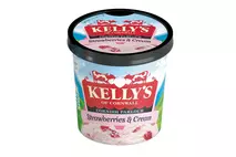 Kelly's of Cornwall Strawberries & Cream Mini Pot