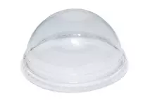 Go-Rpet PET domed lid + hole 16/20/24oz