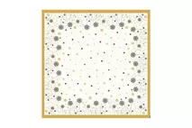 Snowflake Necklace White Dunicel Slipcover 84cm x 84cm Snowflake Necklace White Dunicel Slipcover 84cm x 84cm