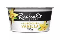 Rachel's Organic Luscious Vanilla Naturally Bio-Live Yogurt 150g