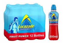 Lucozade Sport AJ Fruit Punch 12x500ml Lucozade Sport AJ Fruit Punch 12x500ml