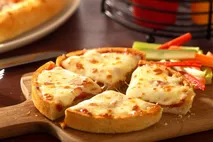 Dr. Oetker Deep Dish 1-of- 5 a day Cheese & Tomato Pizza Dr. Oetker Deep Dish 1-of- 5 a day Cheese & Tomato Pizza