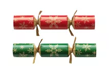 Tom Smith Red and Green Snowflake Crackers 9" Tom Smith Red and Green Snowflake Crackers 9"