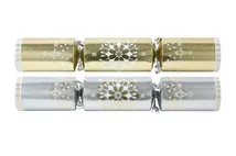 Tom Smith Silver & Gold Snowflake Crackers 12” Tom Smith Silver & Gold Snowflake Crackers 12”