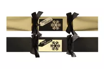 Tom Smith Black & Gold Square Flittered Crackers 14” Tom Smith Black & Gold Square Flittered Crackers 14”