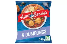 Aunt Bessie's 8 Vegetarian Suet Dumplings 390g