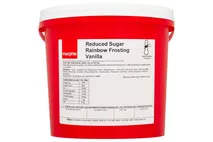 Macphie Reduced Sugar Rainbow Frosting Vanilla 5kg Macphie Reduced Sugar Rainbow Frosting Vanilla 5kg