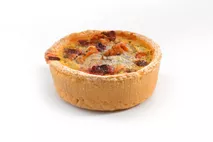 Brakes 4" Individual Hot Smoked Salmon, Beetroot & Dill Quiche Brakes 4" Individual Hot Smoked Salmon, Beetroot & Dill Quiche