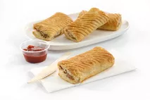 Lewis Pies Halal Beef Sausage Roll 5" Baked & Wrapped Lewis Pies Halal Beef Sausage Roll 5" Baked & Wrapped