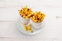 Brakes Coated Medium Skin on Fries Brakes Coated Medium Skin on Fries