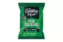 The Snaffling Pig Co Pork Crackling Salt 'N' Vinegar 45g The Snaffling Pig Co Pork Crackling Salt 'N' Vinegar 45g