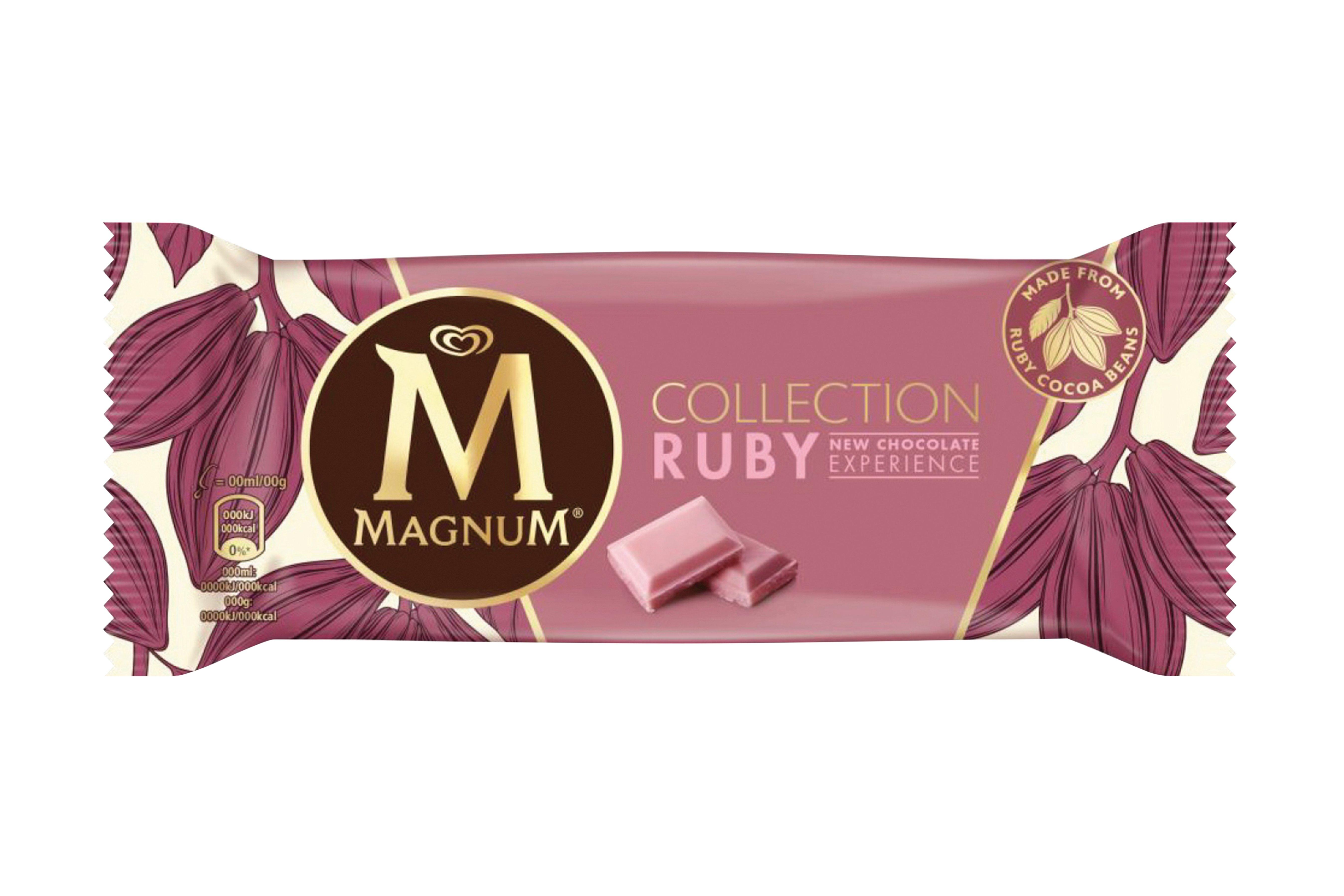 Magnum Ruby Ice Cream Handheld Impulse Ice Cream Snacks Confectionery Drinks Snacks Brakes Foodservice