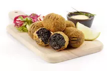 Squid and Cuttlefish Ink Croquettes