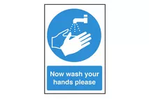 Now Wash Your Hands Sticker