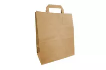 Large Brown Paper Bag with Handles 250x390x300mm