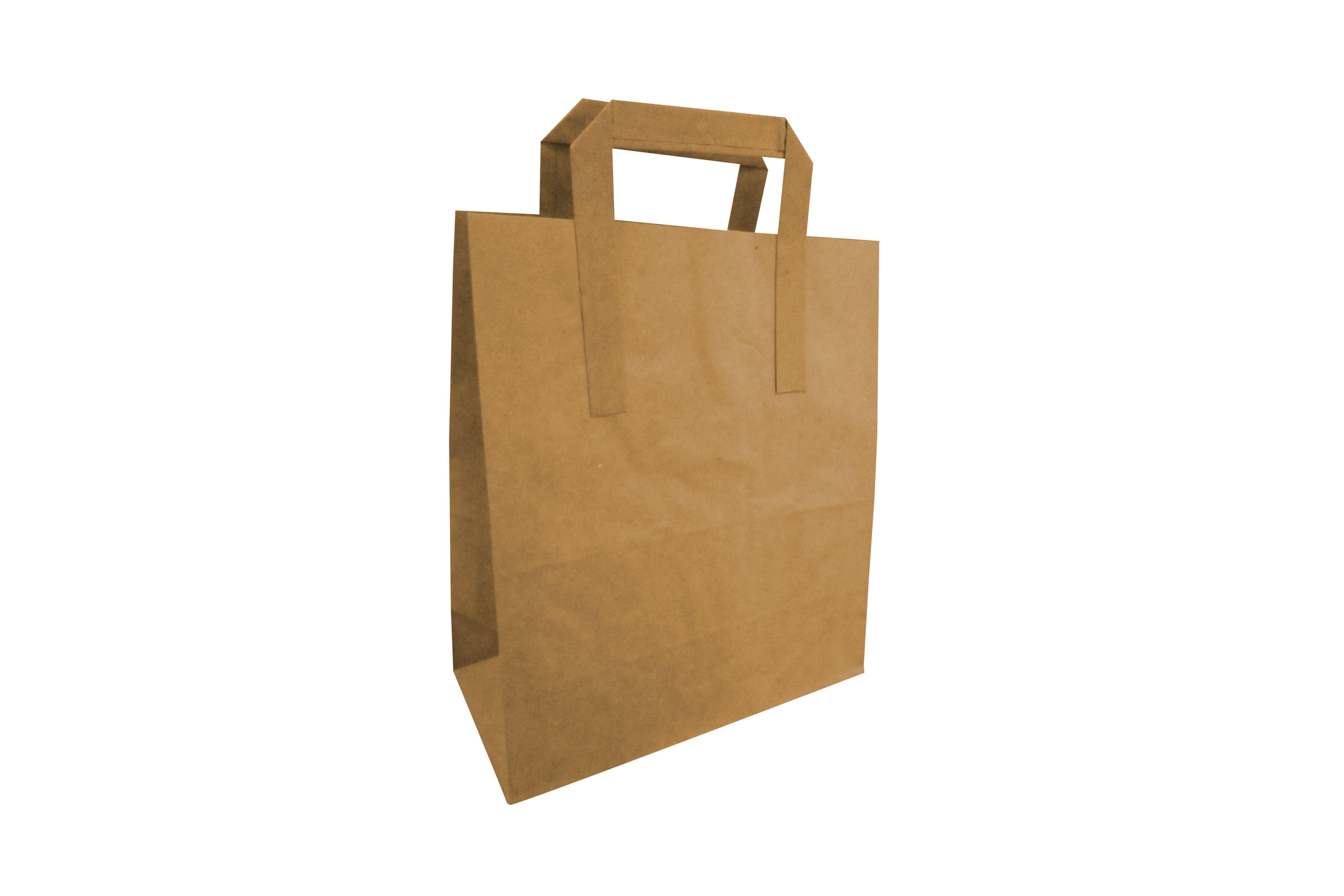 Medium Brown Paper Takeaway Bag 254x216x115mm 1 x 250
