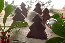 Cooldelight Chocolate Coated Ice Cream Christmas Trees
