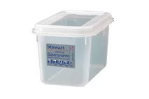 Stewart Polypropylene Gastronorm Container & Lid GN 1/4 - 15cm Deep Stewart Polypropylene Gastronorm Container & Lid GN 1/4 - 15cm Deep