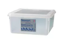 Stewart Polypropylene Gastronorm Container & Lid GN 2/3 - 15cm Deep Stewart Polypropylene Gastronorm Container & Lid GN 2/3 - 15cm Deep