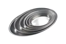 Stainless Steel Oval Undivided Vegetable Dish 30cm (12")
