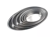Stainless Steel Oval Undivided Vegetable Dish 30cm (12") Stainless Steel Oval Undivided Vegetable Dish 30cm (12")