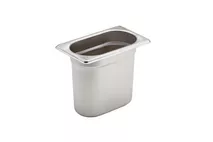 GenWare Stainless Steel Gastronorm GN 1/9 - 15cm Deep GenWare Stainless Steel Gastronorm GN 1/9 - 15cm Deep